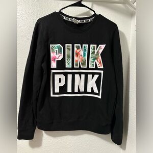 Pink crew neck sweater